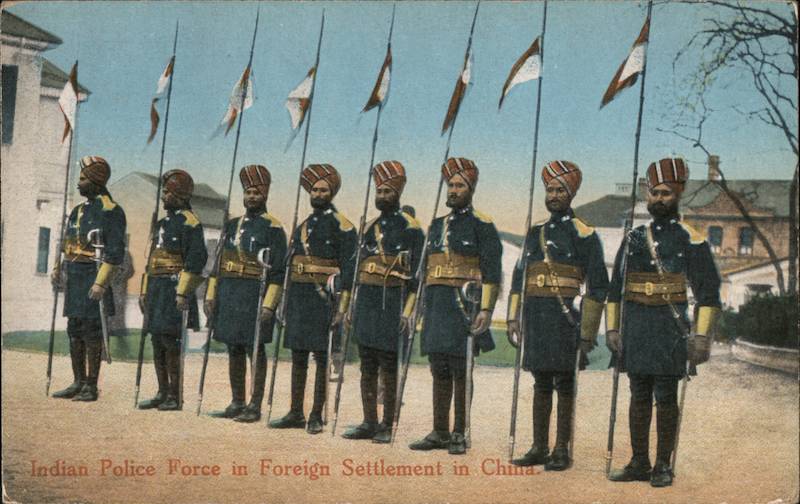 Indian Police Force in Foreign Settlement in China