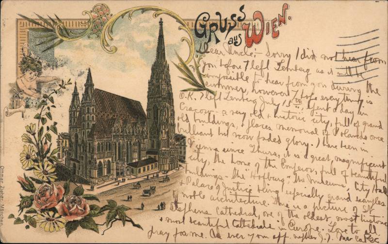 Gruss aus Wien Vienna Austria