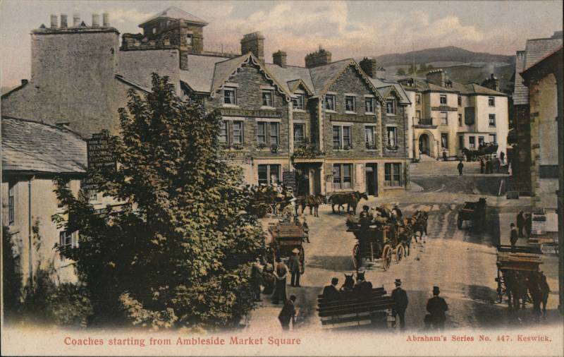 Coaches starting from Ambleside Market Square Ambleside, Keswick England