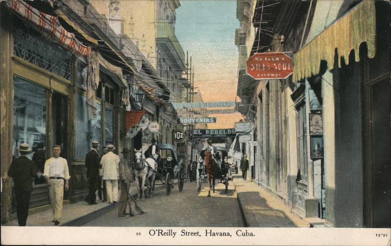 O'Reilly Street Havana Cuba