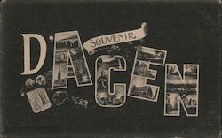 Souvenir of d'Agen Postcard
