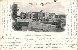 Treviso Railway Station Postcard