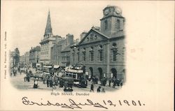 High Street Dundee, Scotland Postcard Postcard Postcard