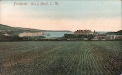 Freshwater Bay & Hotel, Isle of Wight Postcard