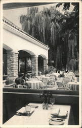 Garden Restaurant, Hotel Krebs Interlaken, Switzerland Postcard Postcard Postcard