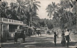 Street Scene, Madras Postcard