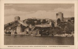 Robert College in the Constantinople Postcard