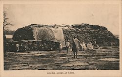 Nigeria - Hides at Kano Postcard