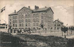 Finsensgade Skole, Trøjborg Århus, Denmark Postcard Postcard Postcard