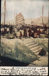 Harbor of Hong Kong Postcard