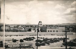 Panorama of Agua Prieta, Sonora - White House Club Postcard