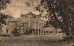 Government House - Trinidad Port-of-Spain, Trinidad Caribbean Islands Postcard Postcard Postcard