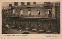 The Standard Hotel, Dublin. A Corner of the Garden and the New Wing. Ireland Postcard Postcard Postcard
