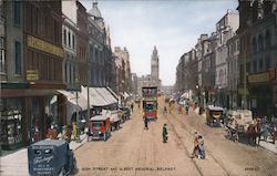 High Street and Albert Memorial Belfast, Northern Ireland Postcard Postcard Postcard