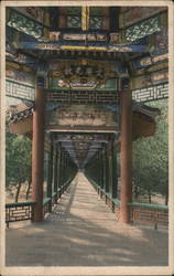 Gallery, Summer Palace, Peking Postcard
