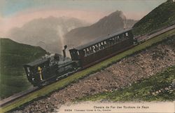 Chemin de Fer des Rochers de Naye Switzerland Postcard Postcard Postcard