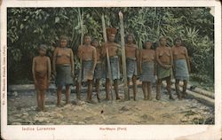 Native Indians of Rio-Mayro Postcard