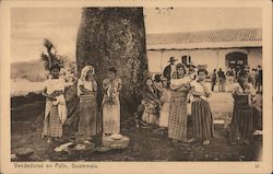 Market in Palín Postcard