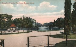 Entrada al Jadin Zoologico, Buenos Aires Argentina Postcard Postcard Postcard