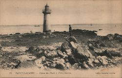 Pointe du Phare de Ville-ès-Martin Saint-Nazaire, France Postcard Postcard Postcard