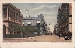 San Francisco Street, Jockey Club of Mexico City (La Casa de los Azulejos) Postcard Postcard Postcard