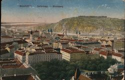 Gellért Hill -Blocksberg Postcard