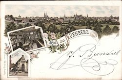 Gruss aus Nürnberg Nuremberg, Germany Postcard Postcard Postcard