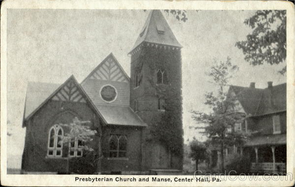 Presbyterian Church And Mense Center Hill Pennsylvania