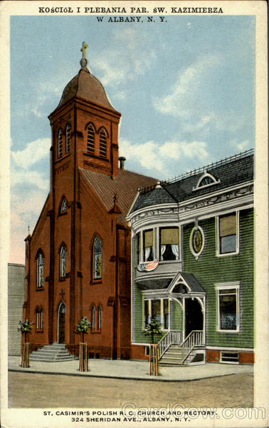 St, Casimir'S Polish R. C. Church And Rectory, 324 Sheridan Ave Albany New York