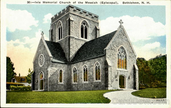 Ivle Memorial Church Of The Messiah (Episcopal) Bethlehem New Hampshire