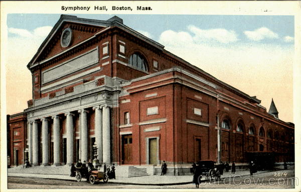 Symphony Hall Boston Massachusetts