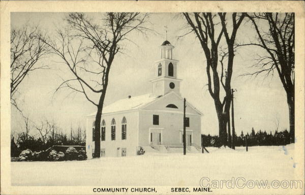 Community Church Sebec Maine