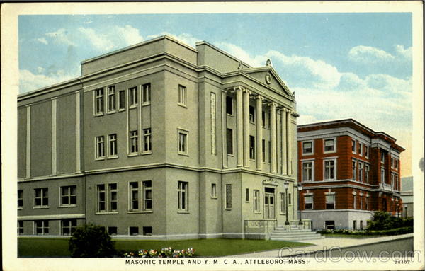 Masonic Temple and Y.M.C.A. Attleboro Massachusetts