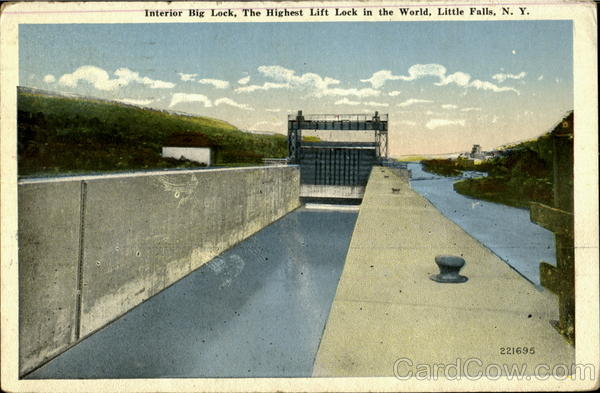Interior Big Lock, The Highest Lift Lock In The World Little Falls New York
