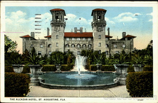 The Alcazar Hotel St. Augustine Florida