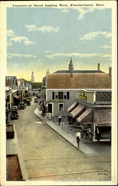 Commercial Street looking West Provincetown Massachusetts