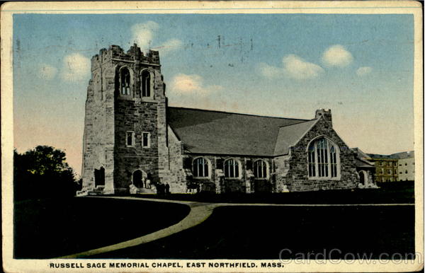 Russell Sage Memorial Chapel East Northfield Massachusetts