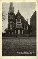 Trinity M.E Church South Martinsburg, WV Postcard Postcard