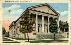 First Baptist Church Huntington, WV Postcard Postcard