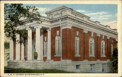 A.R.P. Church Spartanburg, SC Postcard Postcard
