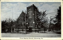 First Baptitst Church Postcard