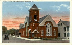 Salem United Brethren Church Manheim, PA Postcard Postcard