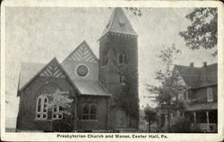 Presbyterian Church And Mense Center Hill, PA Postcard Postcard