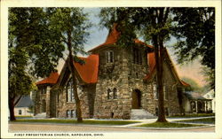 First Presbyterian Church Napoleon, OH Postcard Postcard