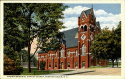 Brown Memorial Baptist Church Winston-Salem, NC Postcard Postcard