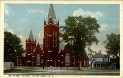 Methodist Church Fayetteville, NC Postcard Postcard