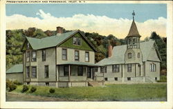 Presbyterian Church and Parsonaege Postcard