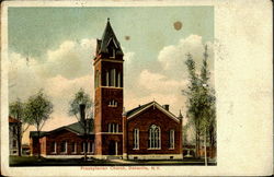 Presbyterian Church Dansville, NY Postcard Postcard