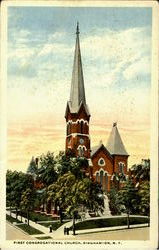 First Congregational Church Postcard