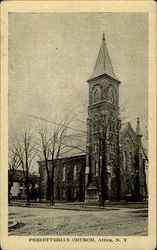 Presbyterian Church Attica, NY Postcard Postcard